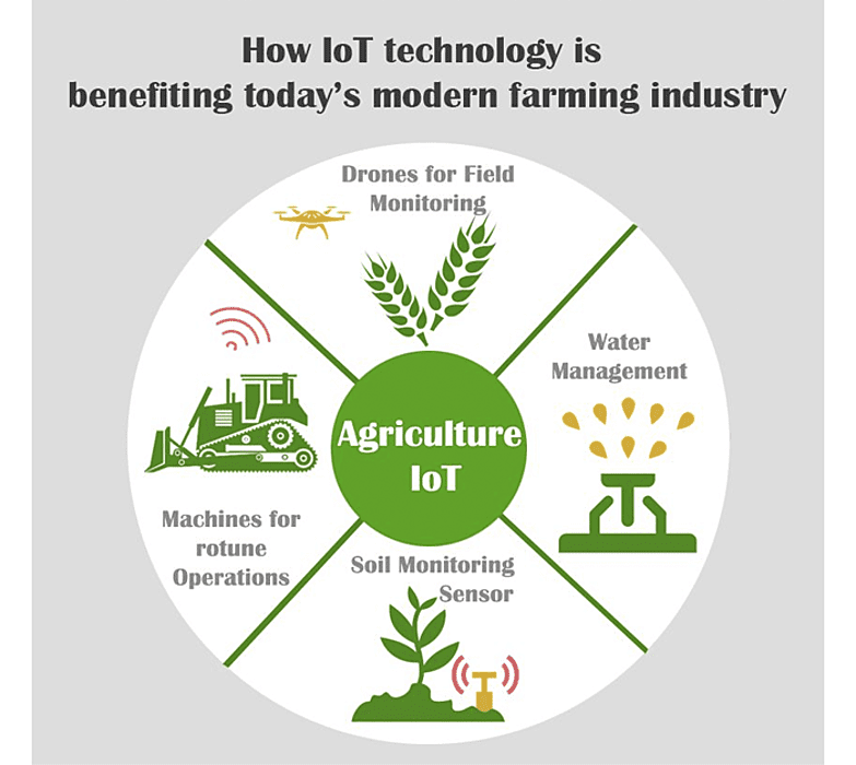 IoT can help the agriculture sector